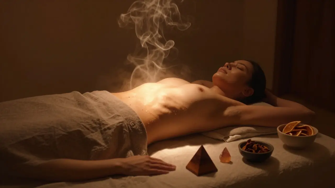 Sakrální čakra a její aktivace při tantrické masáži: jak otevřít energii kreativity a intimity