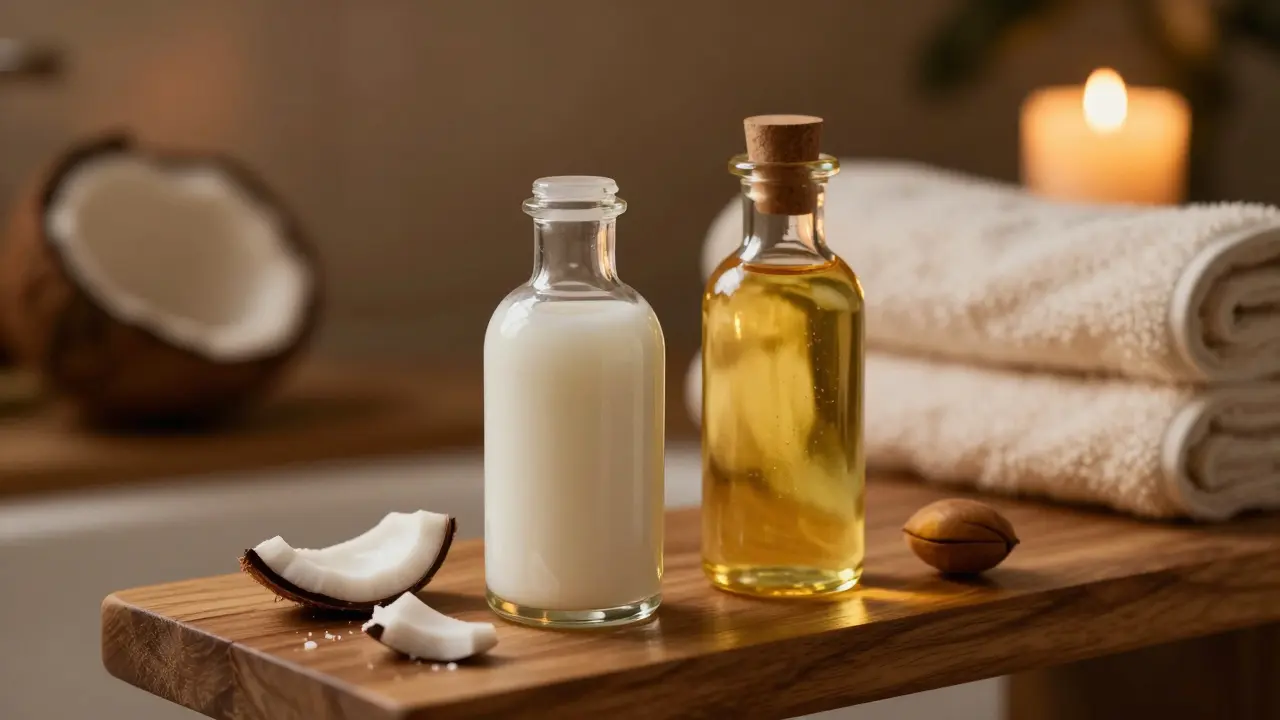 Kokosový olej vs arganový olej pro tantra masáž: Který vybrat?